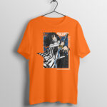 Anime Obanai Iguro Hashira Printed Half Sleeve Round Neck T-Shirt