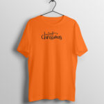Men's Merry Christmas Holiday Half Sleeve Round Neck T-Shirt