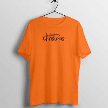 Men's Merry Christmas Holiday Half Sleeve Round Neck T-Shirt