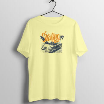 Men's Surfing Holiday Half Sleeve Round Neck T-Shirt