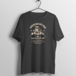 Men's American Hot Rod 2 Cars Printed Half Sleeve Round Neck T-Shirt
