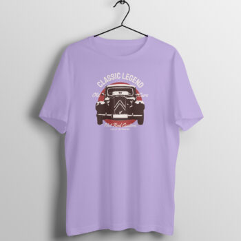 Men's Old Classic Legend Cars Printed Half Sleeve Round Neck T-Shirt