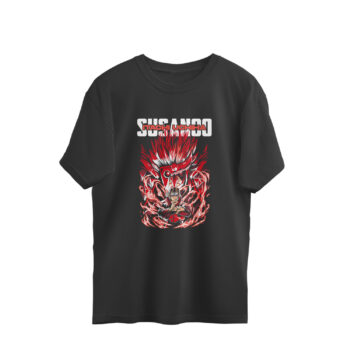 Anime Itachi Susano Printed Oversized T-Shirt