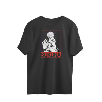 Anime JJK Sukuna Printed Oversized T-Shirt