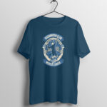 Men's Sports Badminton Printed Half Sleeve Round Neck T-Shirt