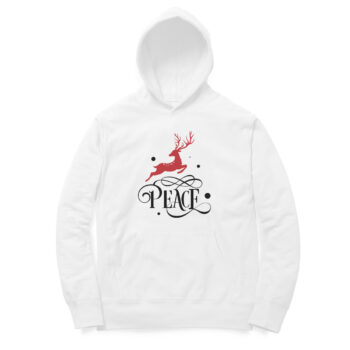 Men's Peace Printed Full Hand Hoodie's