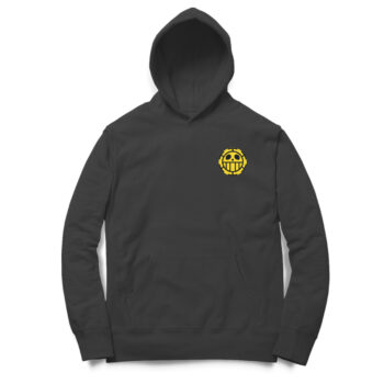 Men's Anime One Piece Law Printed Full Sleeve Hoodie's