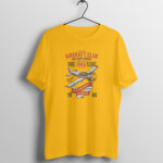 Men's Retro Air Craft Club Printed Half Sleeve Round Neck T-Shirt