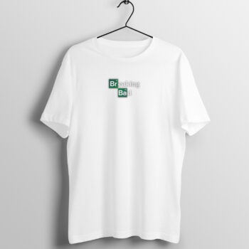 Men's Web Series Br Ba Printed Half Sleeve Round Neck T-Shirt
