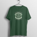 Men's Retro Guardian Of Freedom Printed Half Sleeve Round Neck T-Shirt