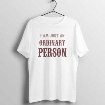 Men's Ordinary Person Dialogue Printed Half Sleeve Round Neck T-Shirt