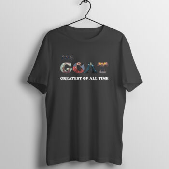 Men's The Goat Printed Half Sleeve Round Neck T-Shirt