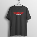 Men's Thalapathy Forever Dialogue Printed Half Sleeve Round Neck T-Shirt