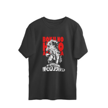 Anime Deku Printed Oversized T-Shirt