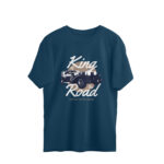 Men's  King Road Classic Cars Printed Oversized T-Shirt