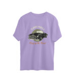 Men's King Of The Road Cars Printed Oversized T-Shirt