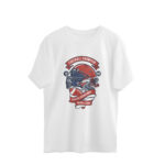 Men’s Sports 1990 American Football Printed Oversized T-shirt