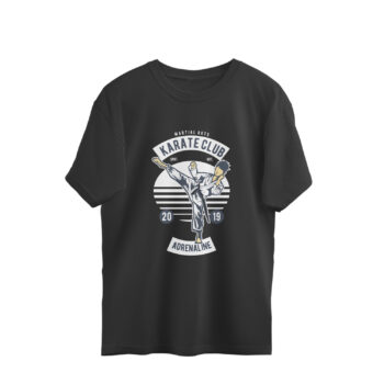 Men’s Sports Karate 2 Printed Oversized T-shirt