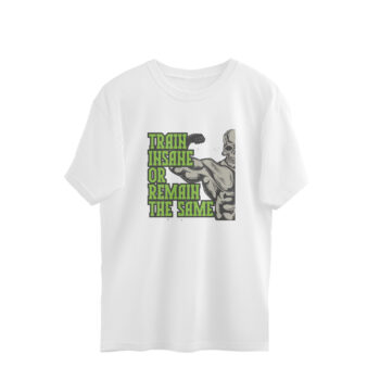 Men’s Fitness Train Insane Printed Oversized T-Shirt