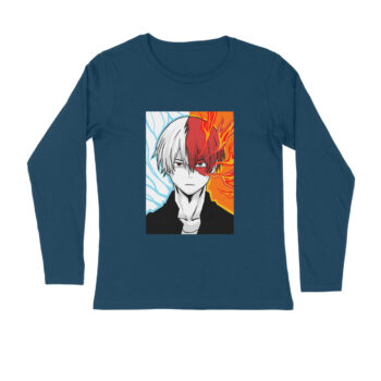 Anime My Hero Academia Printed Full Sleeve T-shirt For Men