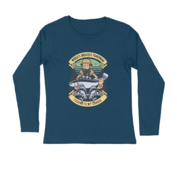 Men’s Retro Fisherman Printed Full Sleeve T-shirt For Men
