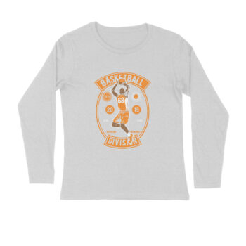 Men’s Sports 2019 Basket Ball Full Sleeve T-shirt
