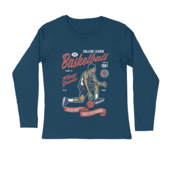 Men’s Sports Basket Ball 3 Full Sleeve T-shirt