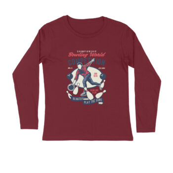 Men’s Sports Bowling Full Sleeve T-shirt