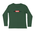 Men’s Dai Red T-Shirt Dialogue Printed Full Sleeve T-shirt