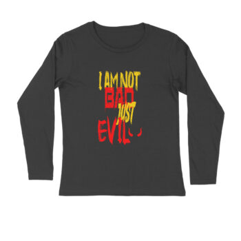 Men’s Thani Oruvan Dialogue Printed Full Sleeve T-shirt