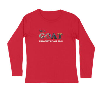 Men’s The Goat Dialogue Printed Full Sleeve T-shirt