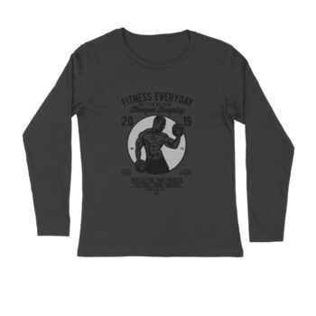 Men’s Fitness Everyday Printed Full Sleeve T-shirt
