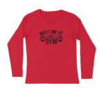 Men’s Fitness Meet Me At The Bar Printed Full Sleeve T-shirt