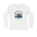 Men’s Explore The World Cars Printed Full Sleeve T-shirt