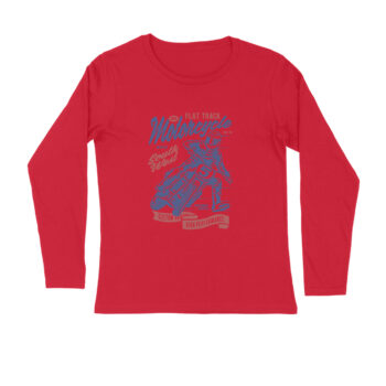 Men’s Flat Track Bikes Printed Full Sleeve T-shirt