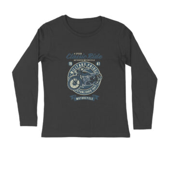 Men’s Classic Ride Bikes Printed Full Sleeve T-shirt