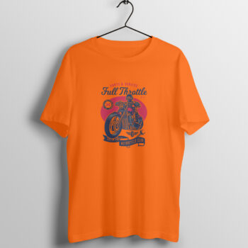 Men’s Full Throttle Bikes Printed Half Sleeve T-shirt