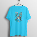 Men’s Flat Track Bikes Printed Half Sleeve T-shirt