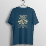 Men’s Born To Ride Bikes Printed Half Sleeve T-shirt
