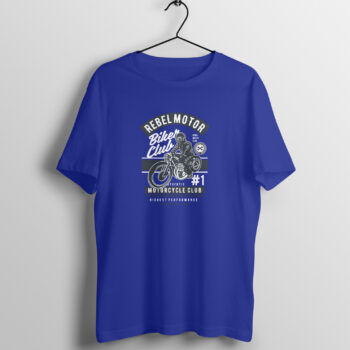 Men’s Rebel Motor Bikes Printed Half Sleeve T-shirt