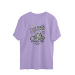 Men’s Flat Track Bikes Printed Oversized T-shirt