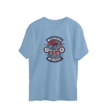 Men’s Wild Tracker Bikes Printed Oversized T-shirt