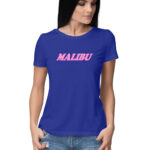 Women’s Malibu Printed Half Sleeve Round Neck T-Shirt