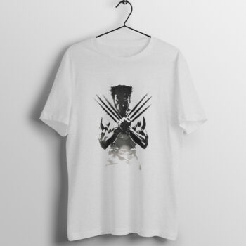 Men’s Wolverine Printed Half Sleeve Round Neck T-Shirt