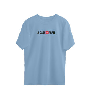 Men’s Web Series Money Heist Printed Oversized T-shirt