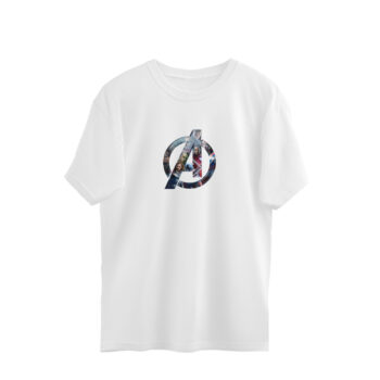 Marvel Avengers LOGO Printed Oversized T-shirt