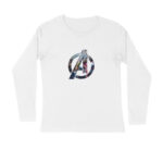 Marvel Avengers LOGO Printed Full Sleeve T-shirt