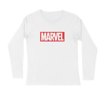 Marvel LOGO Printed Full Sleeve T-shirt