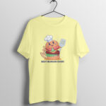 Men’s Foodie Best Burger Printed Half Sleeve Round Neck T-Shirt