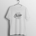 Men’s Foodie Brings People Printed Half Sleeve Round Neck T-Shirt